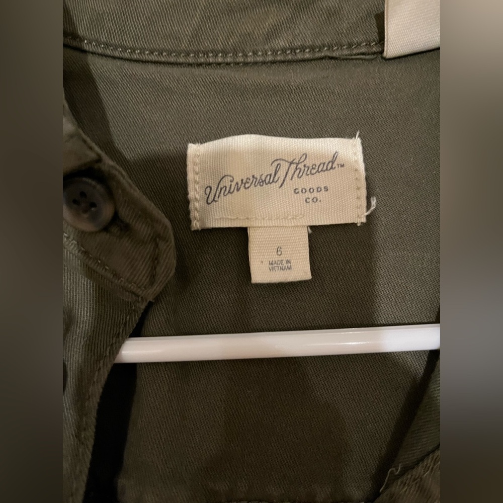 Universal Thread Khaki Button-Up Top - image 2